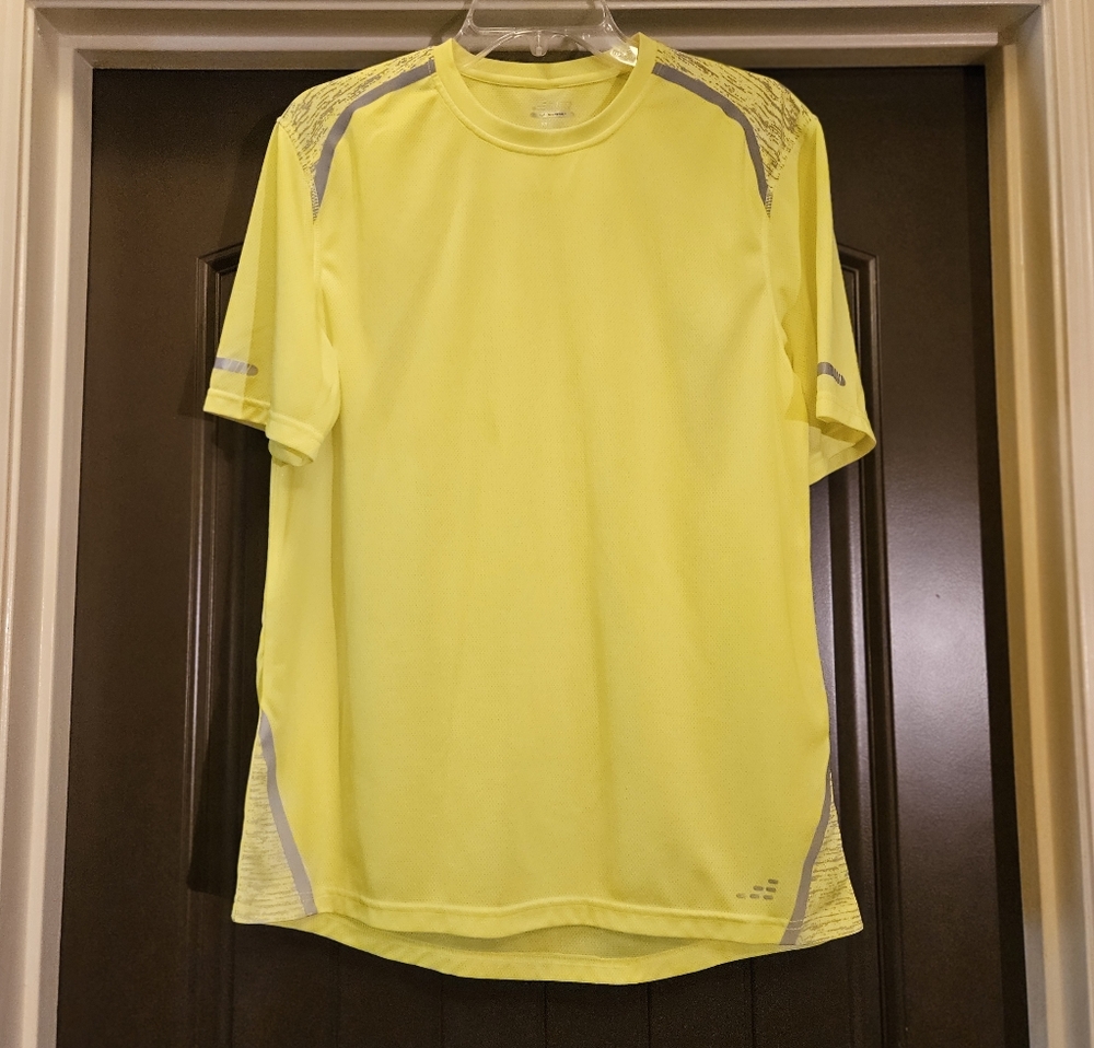 BCG Men's Tru-Wick High-Visibility Yellow Reflective T-Shirt - Size Medium
